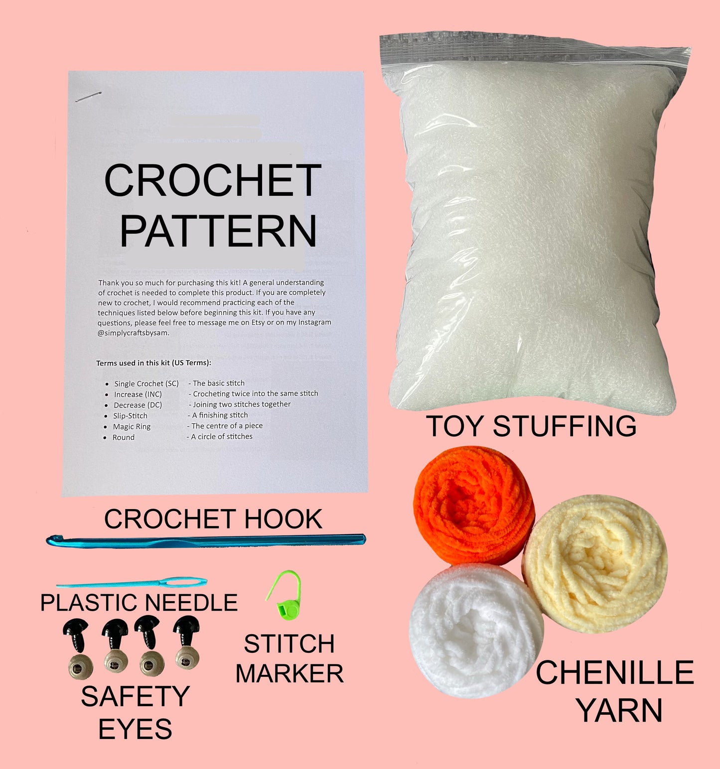 Chicks Crochet Kit - Crochet Your Own Plushie