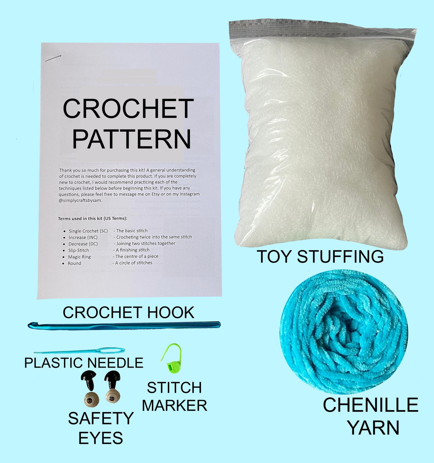 Jellyfish Crochet Kit - Crochet Your Own Plushie