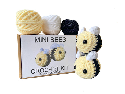 Mini Bees Crochet Kit