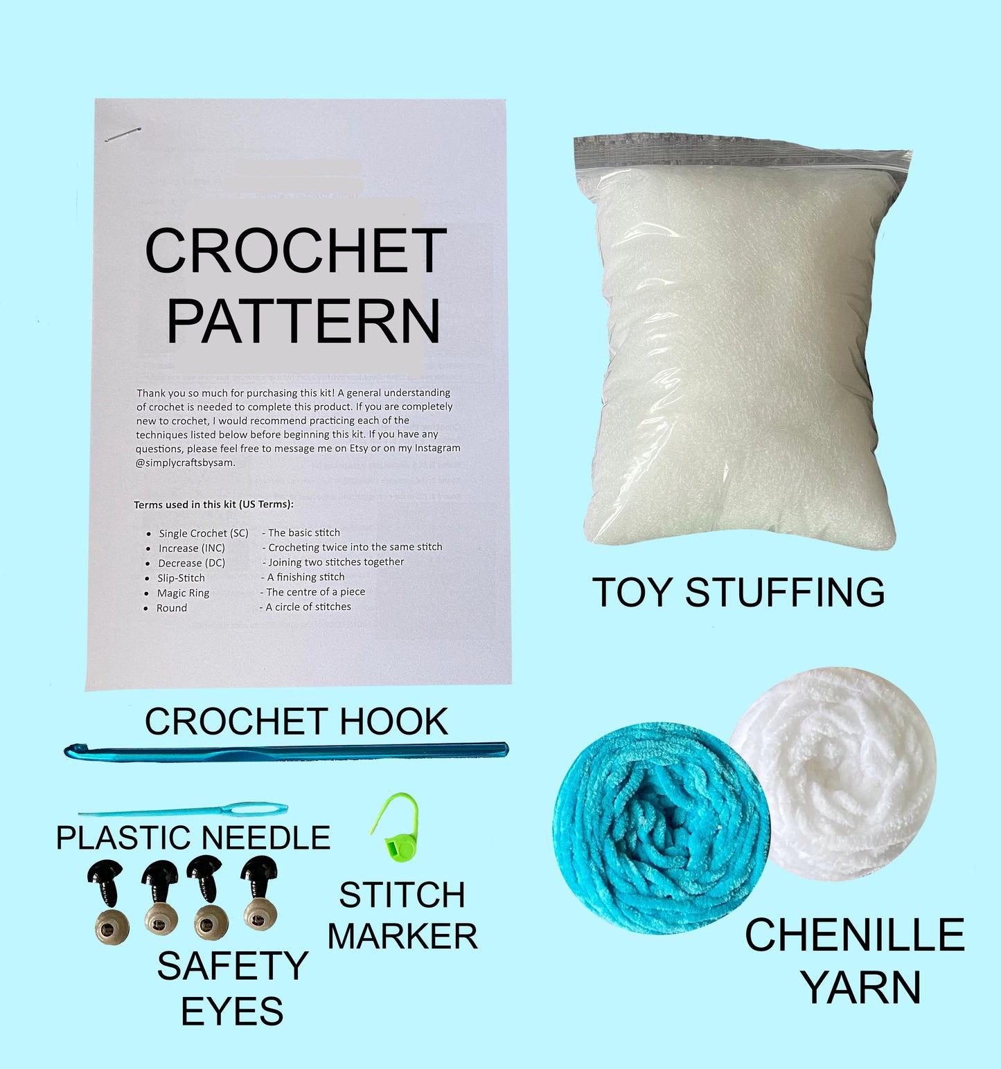 Mini Whales Crochet Kit
