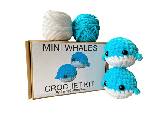 Mini Whales Crochet Kit