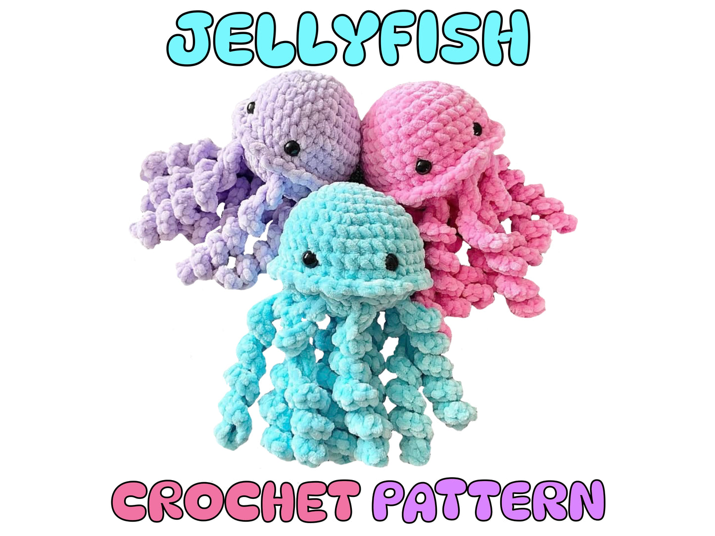 Jellyfish Crochet Pattern - Downloadable PDF