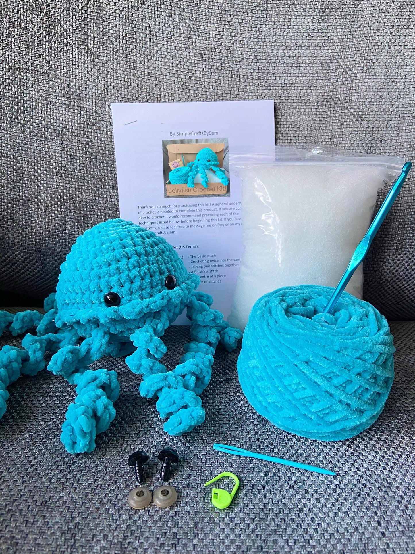 Jellyfish Crochet Kit - Crochet Your Own Plushie