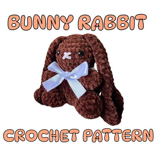 Rabbit Crochet Pattern - Downloadable PDF