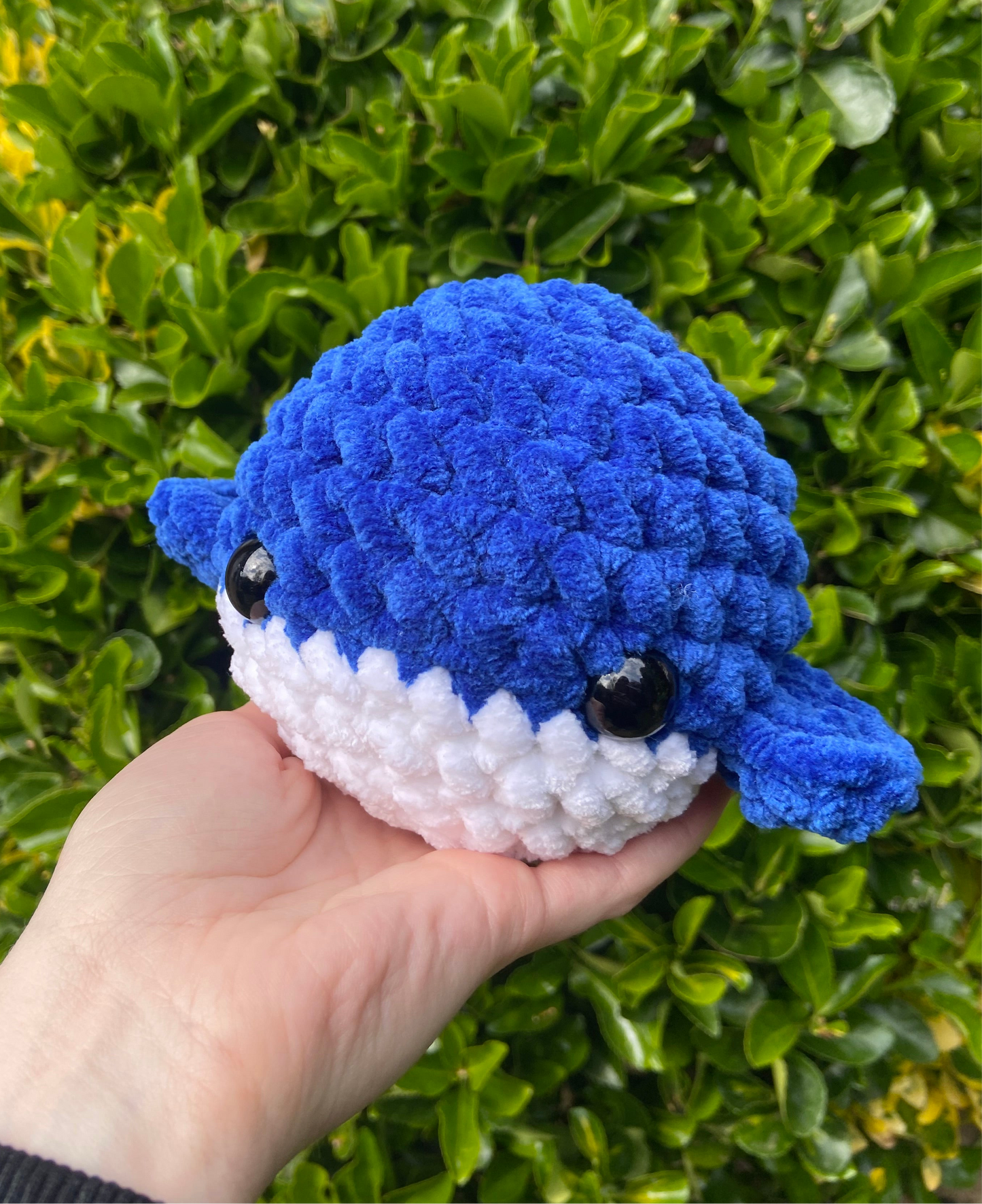 Whale Plushie - Hand Crocheted Plushie