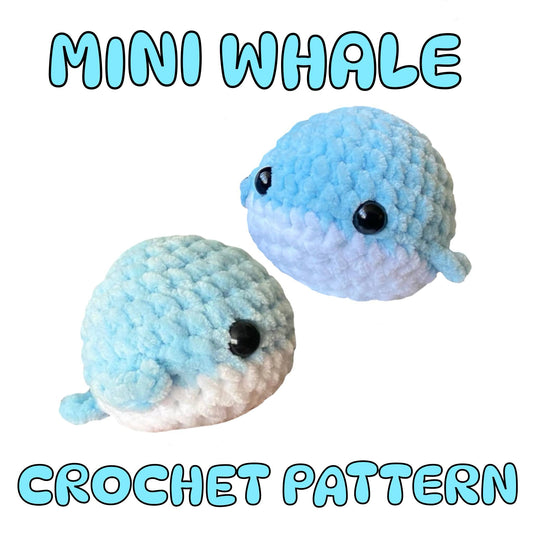 Whale Crochet Pattern - Downloadable PDF