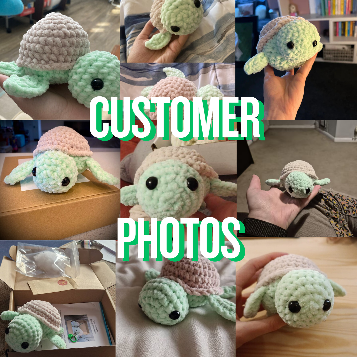 Turtle Crochet Kit - Crochet Your Own Plushie