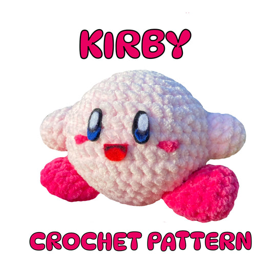 Kirby Crochet Pattern - Downloadable PDF