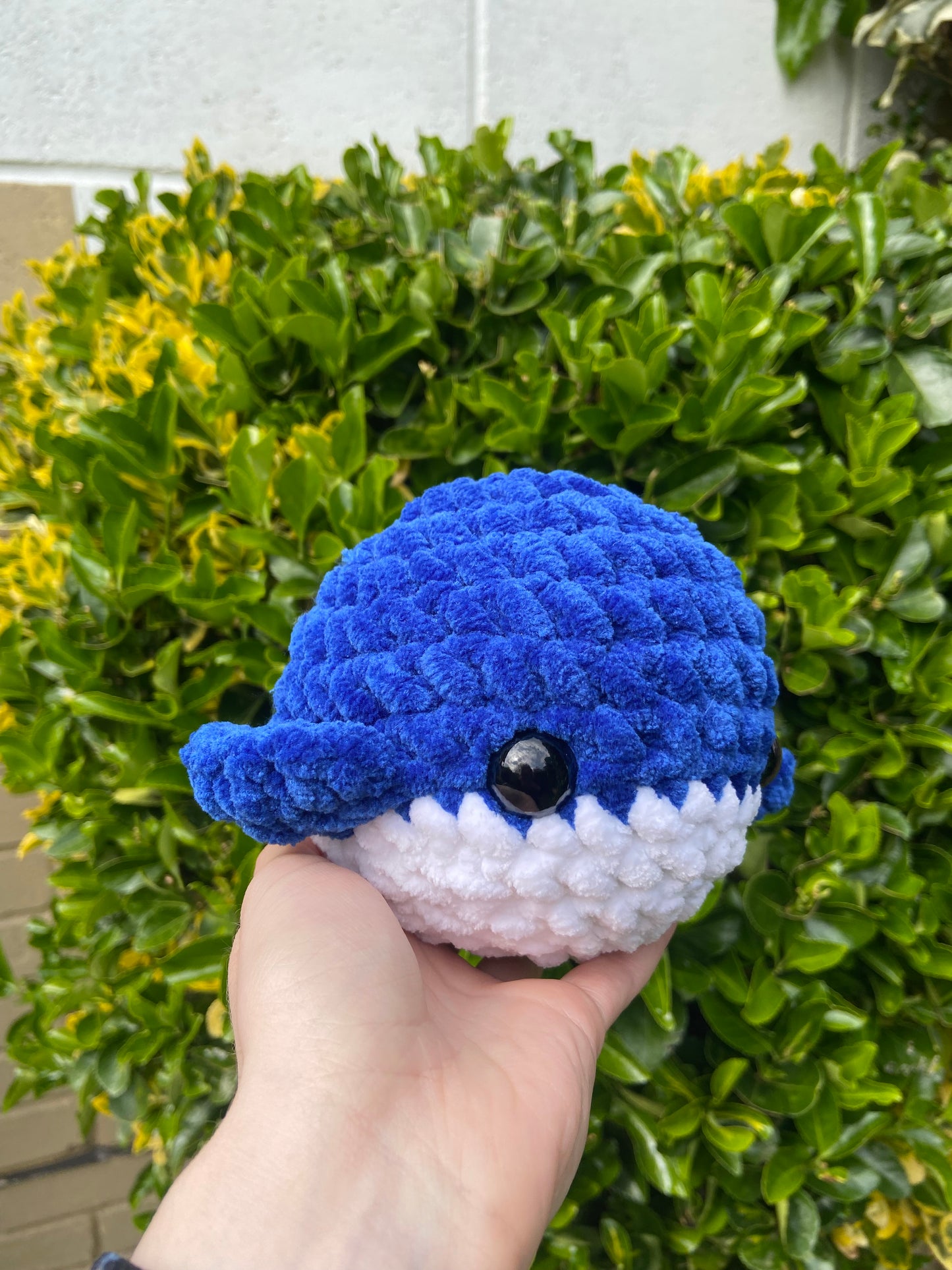 Whale Plushie - Hand Crocheted Plushie