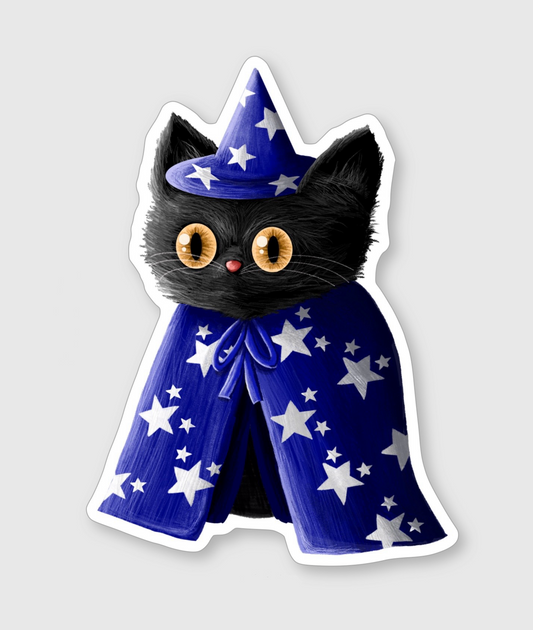 Wizard Cat - Matte Sticker