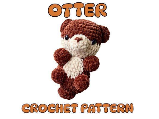 Otter Crochet Pattern - Downloadable PDF