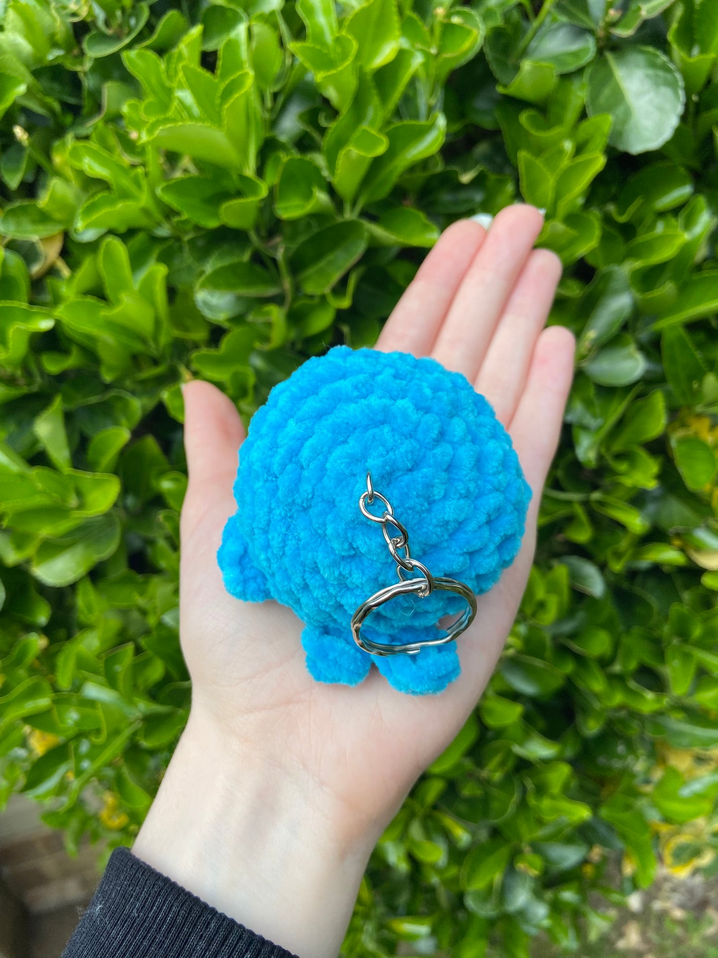 Whale Keychain - Handmade Crocheted Keychain