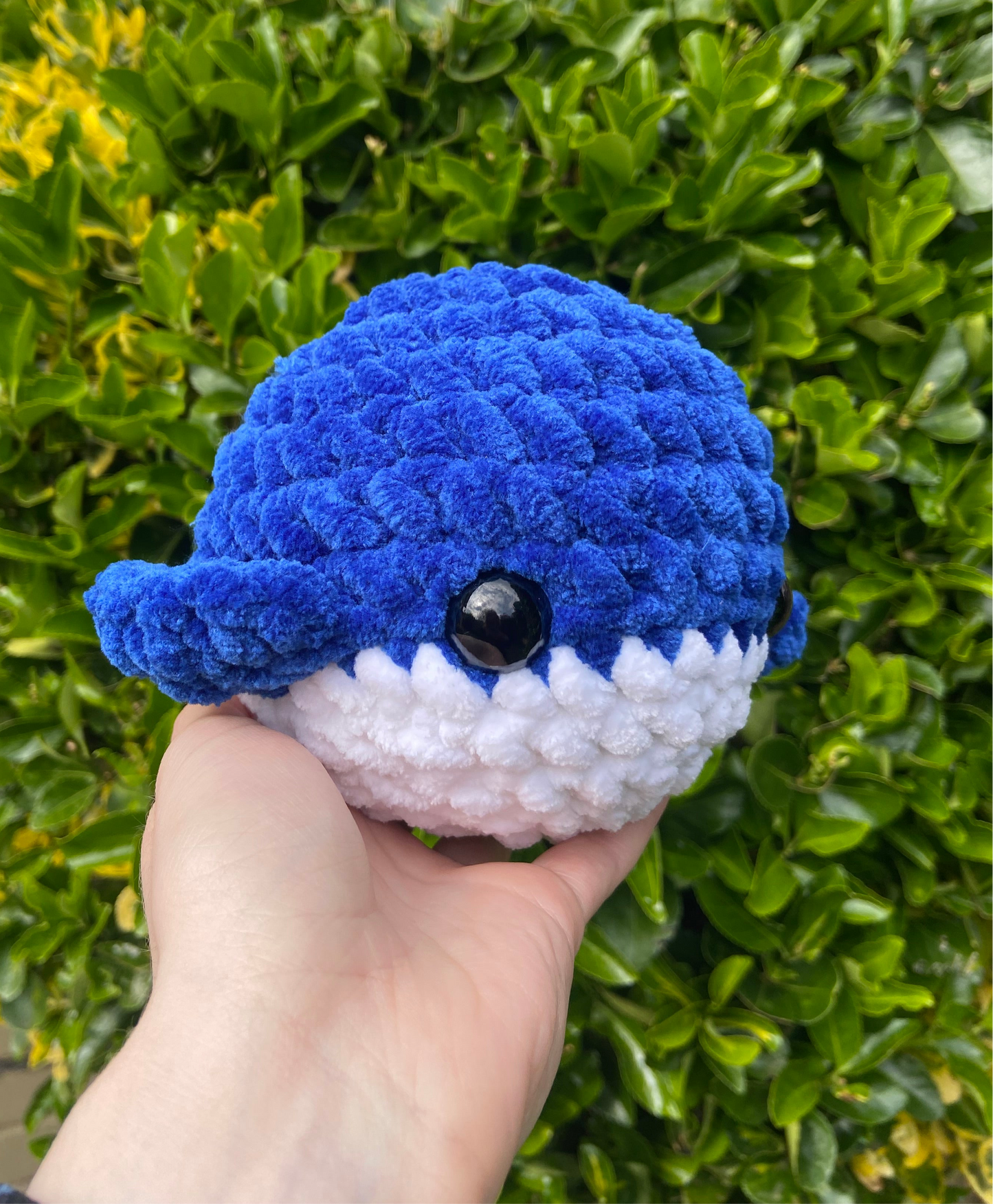 Whale Plushie - Hand Crocheted Plushie