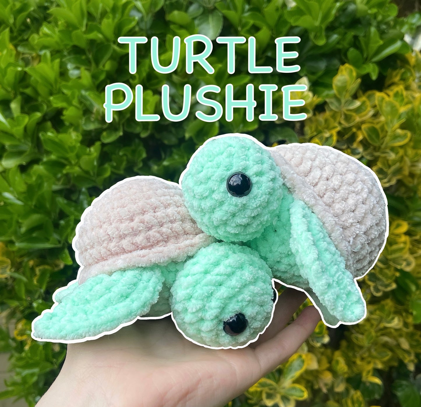 Turtle Plushie - Hand Crocheted Plushie