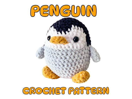 Penguin Crochet Pattern - Downloadable PDF