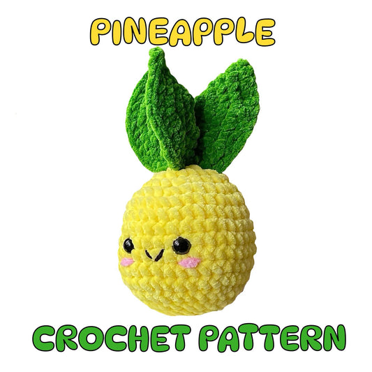Pineapple Crochet Pattern - Downloadable PDF