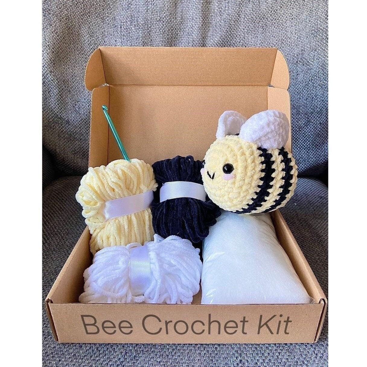Bee Crochet Kit - Crochet Your Own Plushie