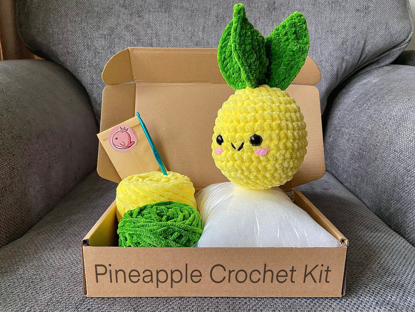 Pineapple Crochet Kit - Crochet Your Own Plushie